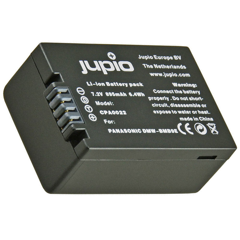 Jupio Li-Ion 7.2V 895mAh Rechargeable Battery For Panasonic DMW-BMB9E Cam