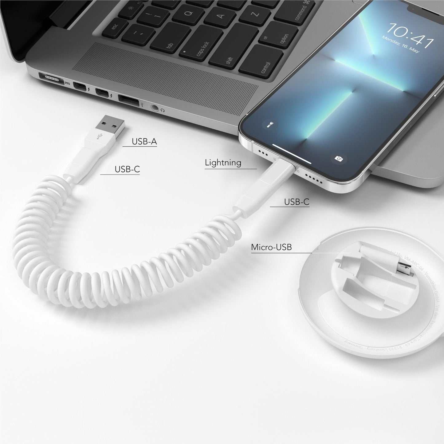 Vonmahlen All Roundo C Eco All in One Cable (White)