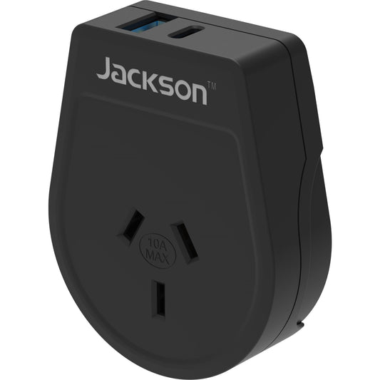 Jackson Outbound 20W Travel Adapter USA with USB-A/C