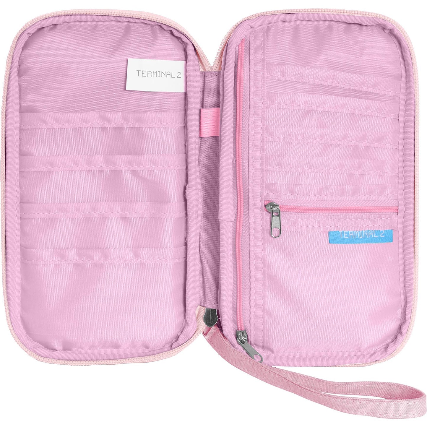 Terminal 2 Family RFID Passport Wallet (Pink)