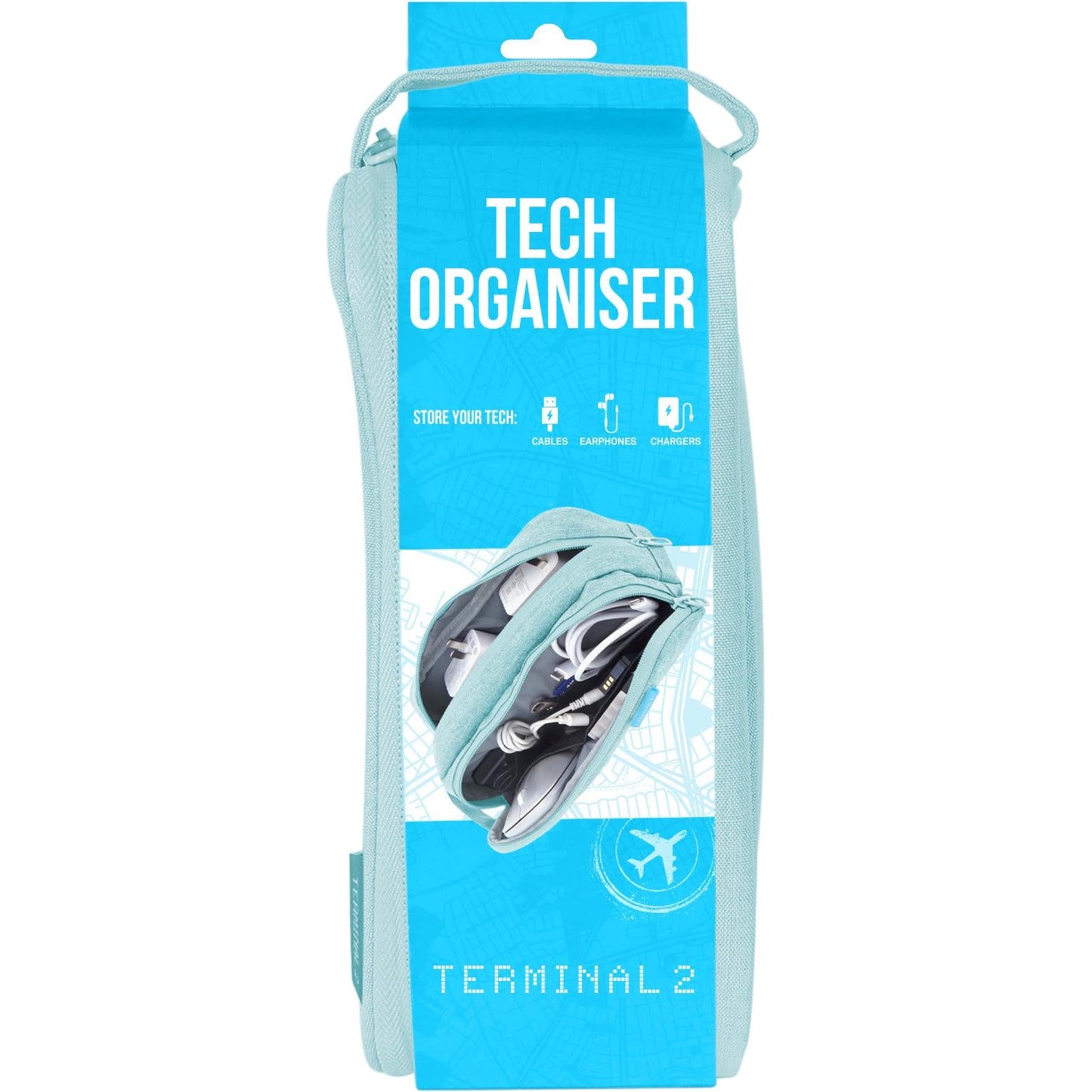 Terminal 2 Tech Storage Travel Bag (Blue)