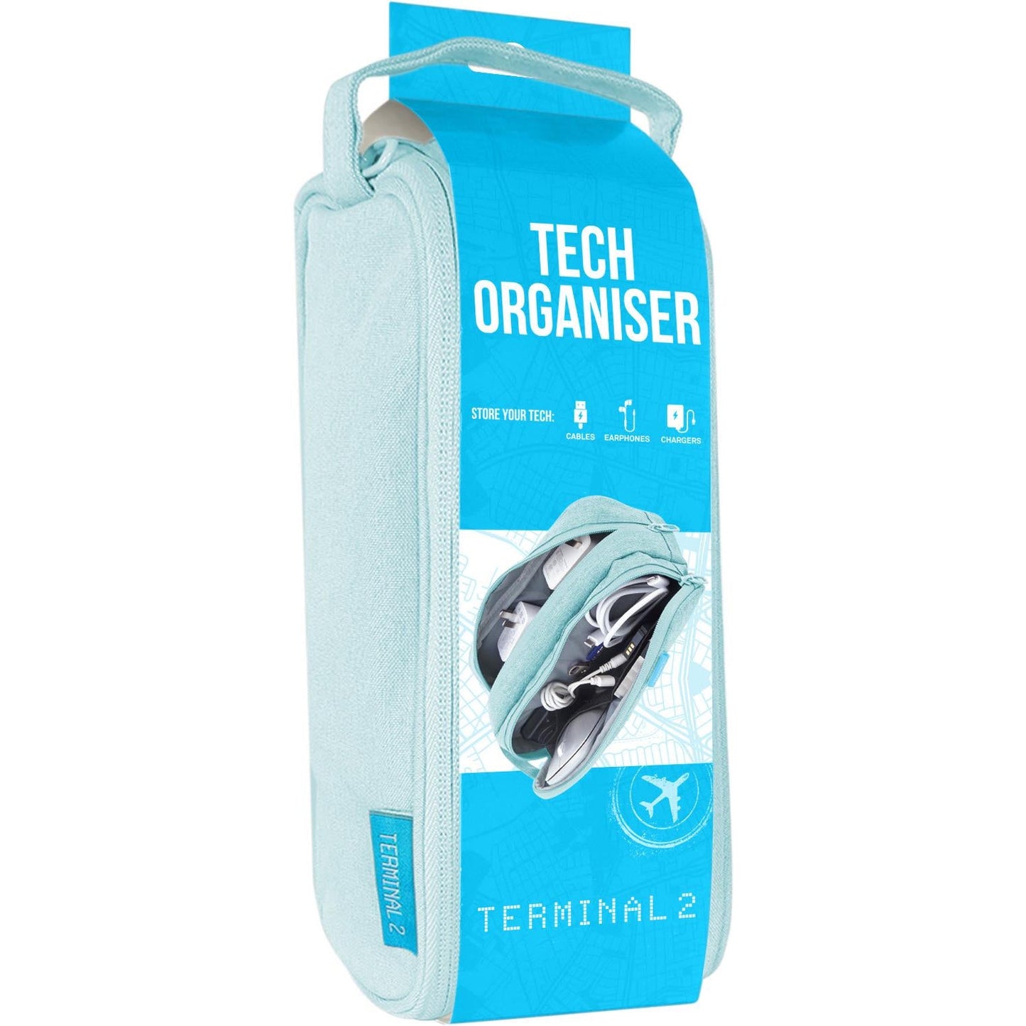 Terminal 2 Tech Storage Travel Bag (Blue)