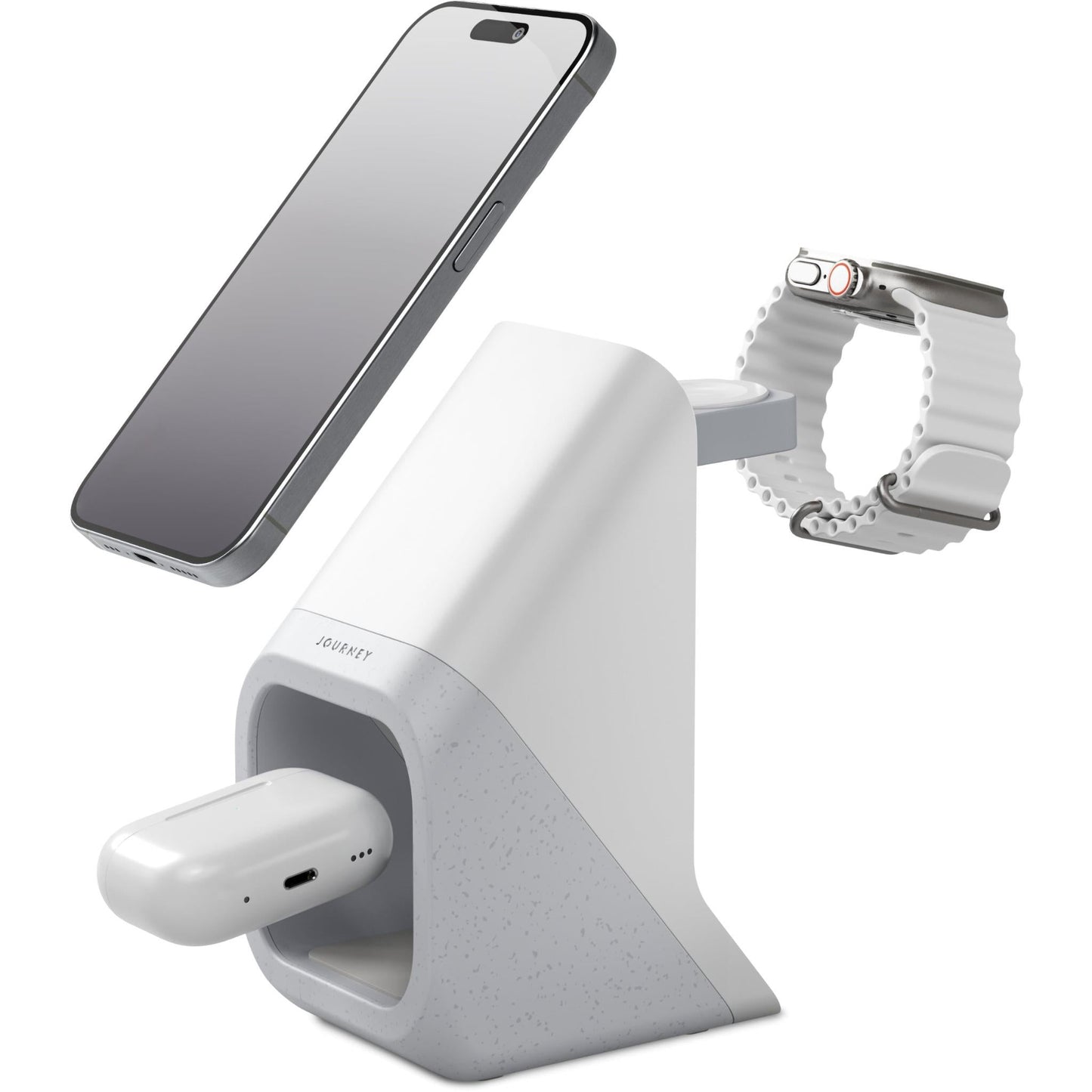 Journey Nova 3-in-1 Wireless Qi2 Charge Station (Grey)