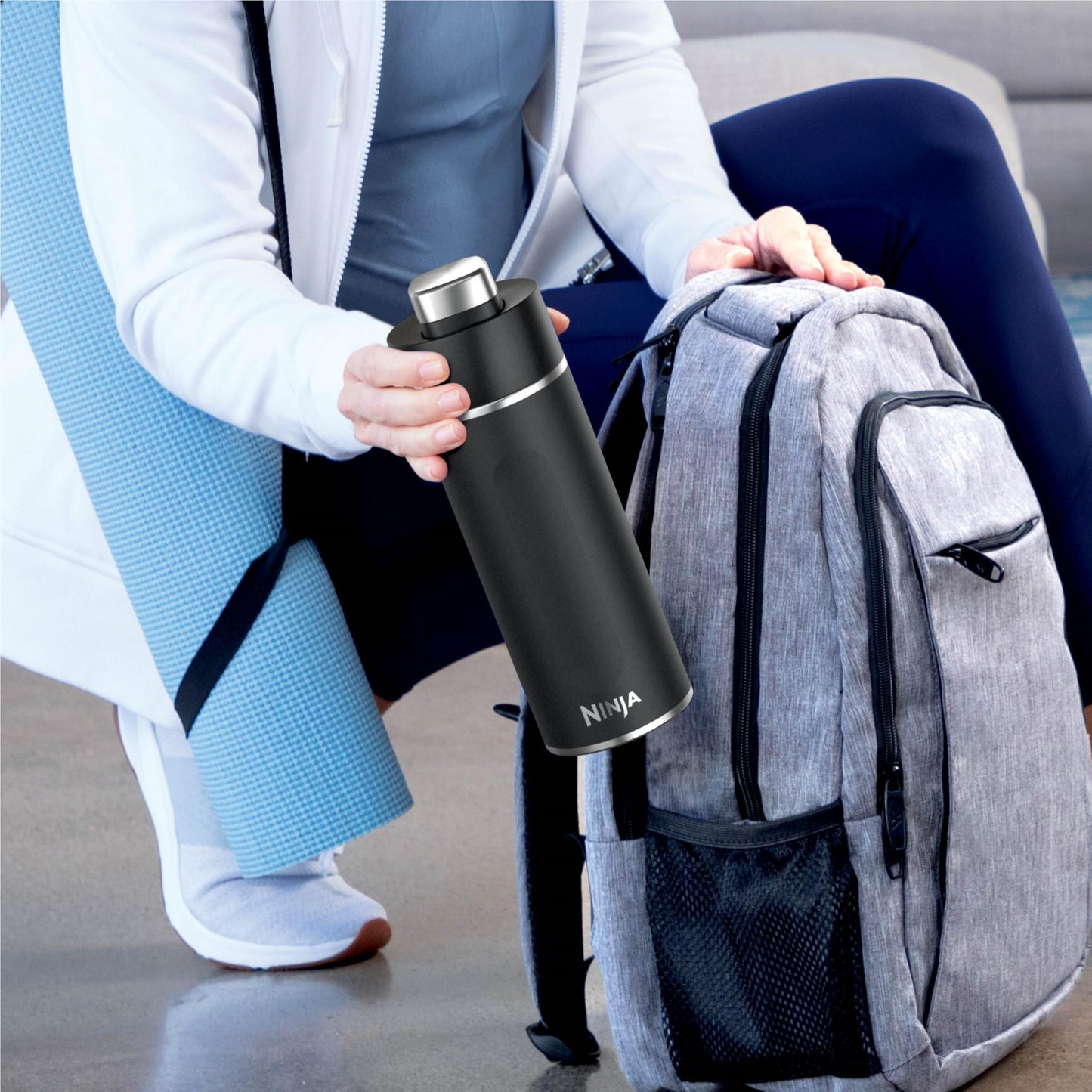 Ninja Thirsti 700ml Travel Bottle (Onyx Black)