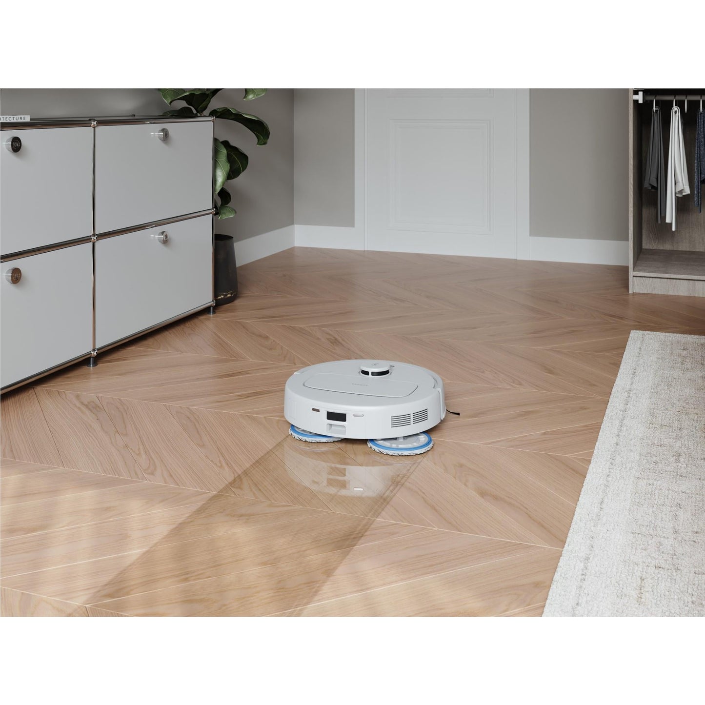 Ecovacs DEEBOT N30 Pro Omni Robotic Vac (White)