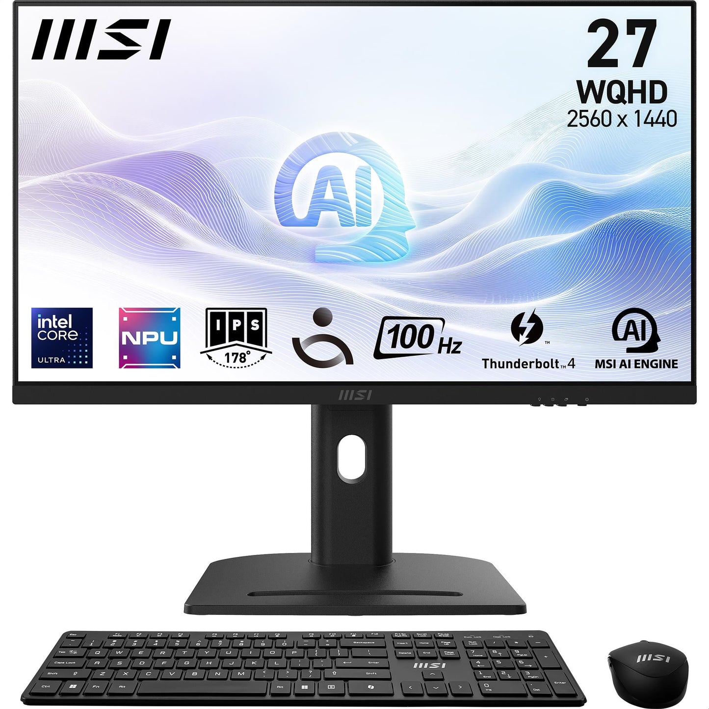 MSI  Modern AM273QP AI 1UM-014AU 27" WQHD All-in-One PC (Intel Core Ultra 5)[3TB]