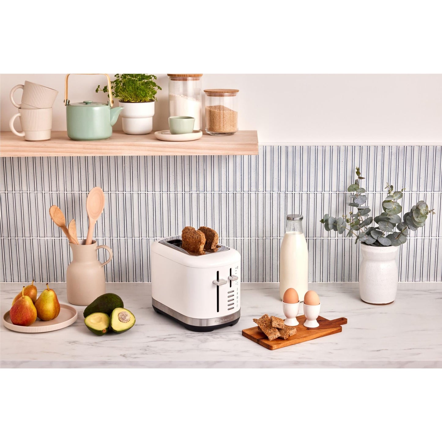 KitchenAid KMT2109 2 Slice Toaster (Porcelain White)