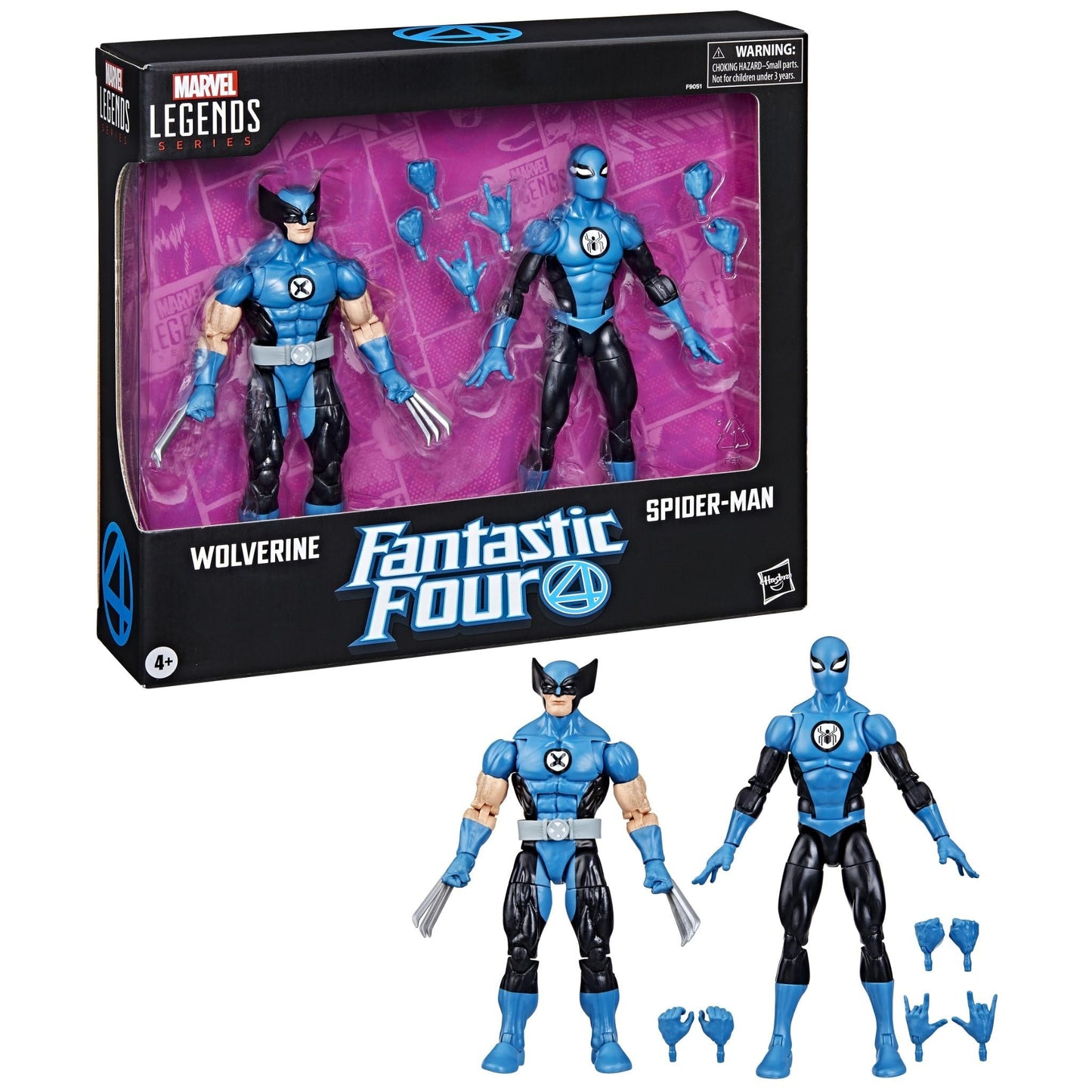 Marvel - Legends Series: Wolverine And Spider-Man Figures