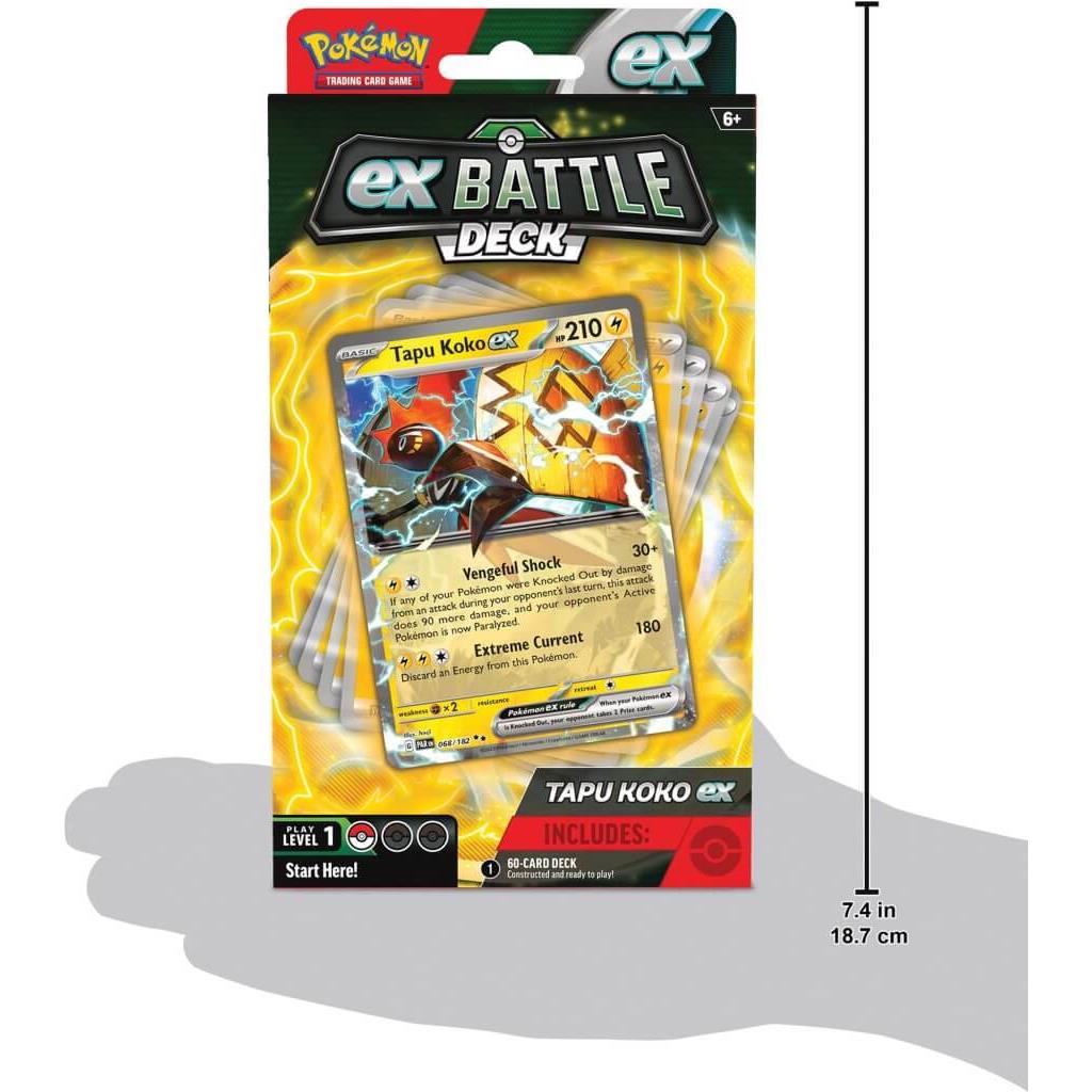 Pokemon Trading Card Game - Tapu Koko ex/Iron Leaves ex Battle Deck