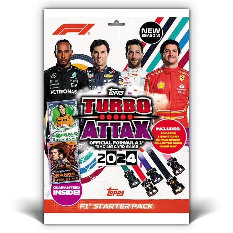 Turbo Attax Formula 1 2024 Trading Card Game Starter Pack