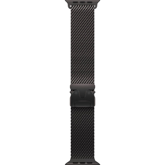 Apple Watch 49mm Black Titanium Milanese Loop [Medium]