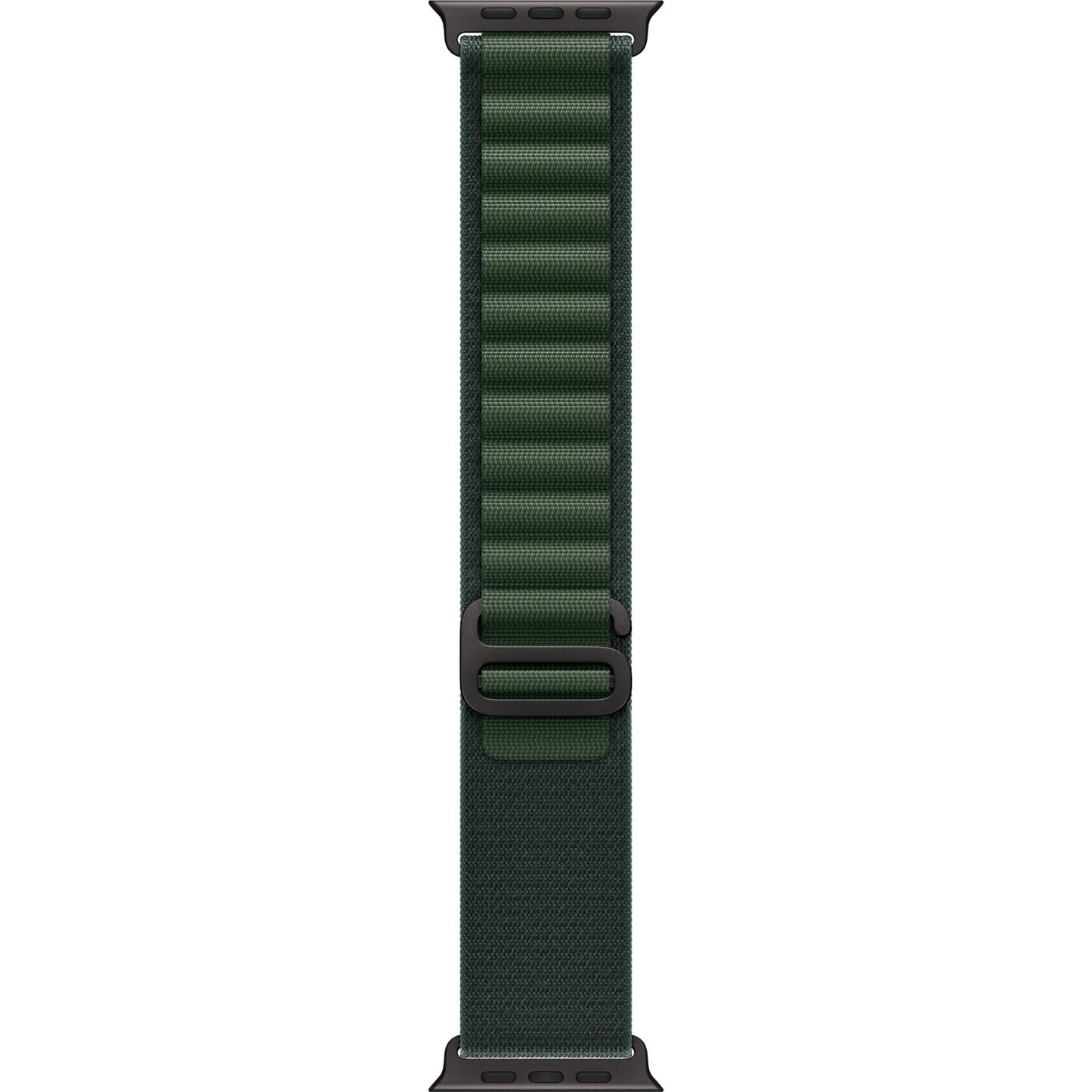 Apple Watch 49mm [Dark Green] Alpine Loop [Medium]- [Black Titanium Finish]