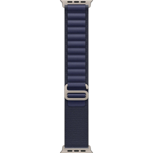 Apple Watch 49mm [Navy] Alpine Loop [Large]-[Black Titanium Finish]