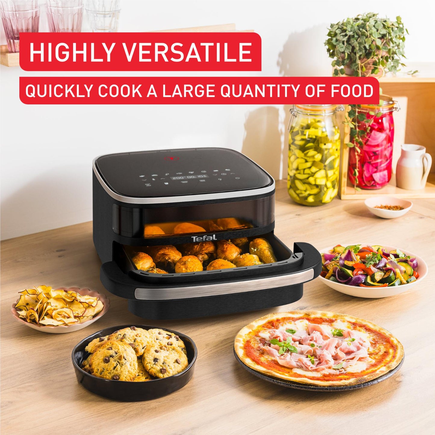 Tefal 4L Easy Fry & Pizza Air Fryer