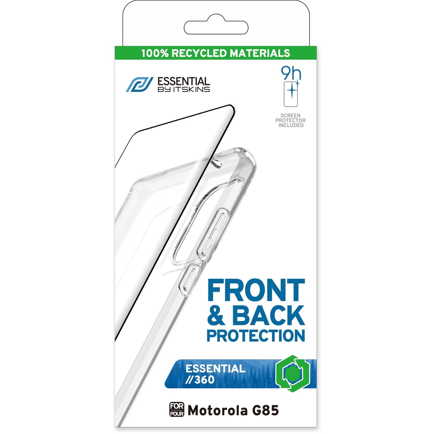 ITSKINS Case with Screen Protector for moto g85 (Clear)