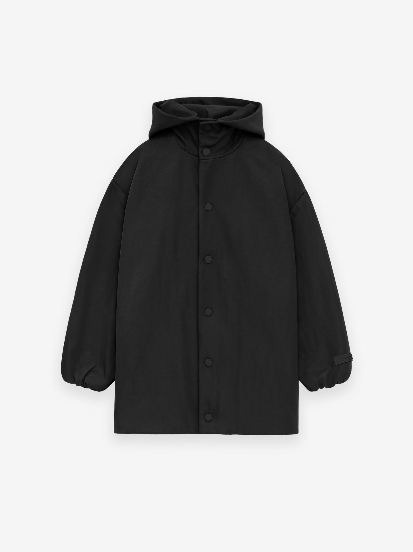 Kids Textured Nylon Hooded Coaches Jacket