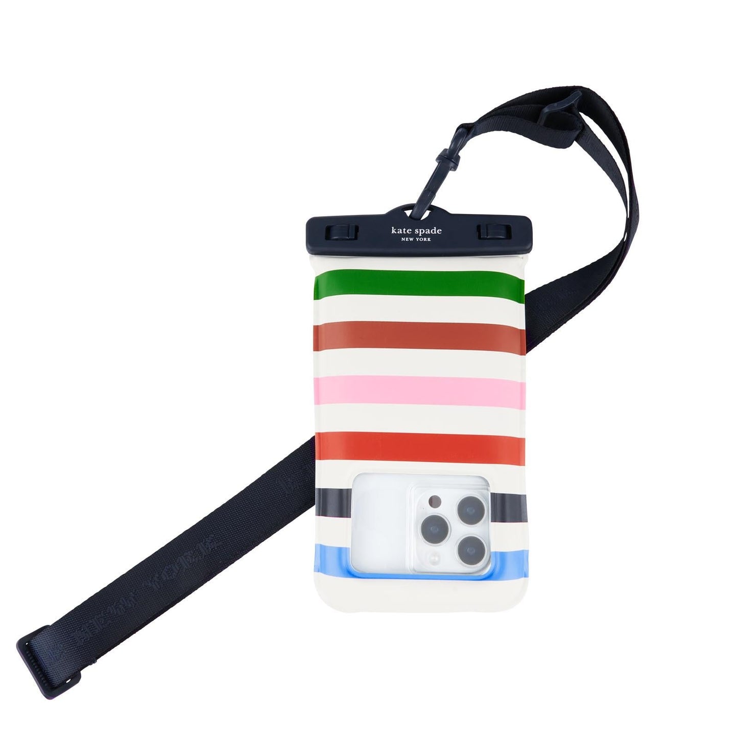 Kate Spade Waterproof Floating Pouch (Adventurer Stripe)