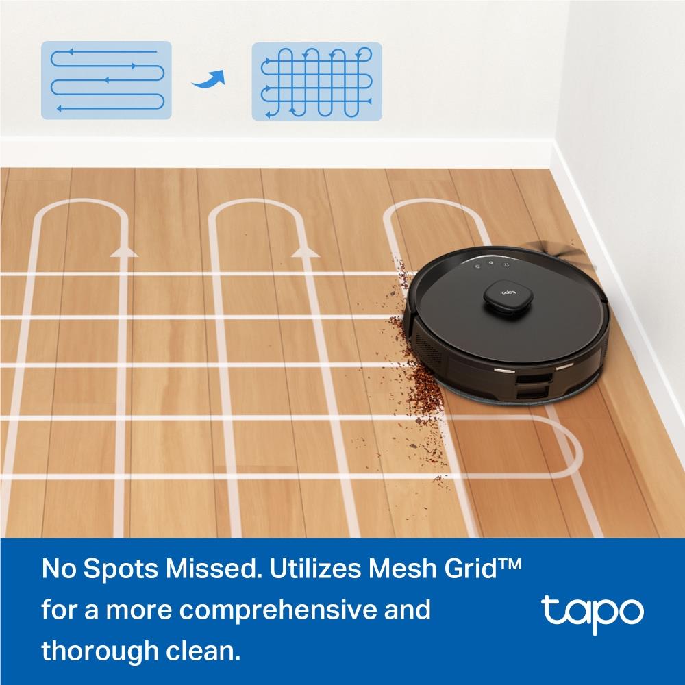 TP-Link Tapo RV30 Max Hyper Suction Robot Vacuum & Mop + Smart Auto-Empty Dock