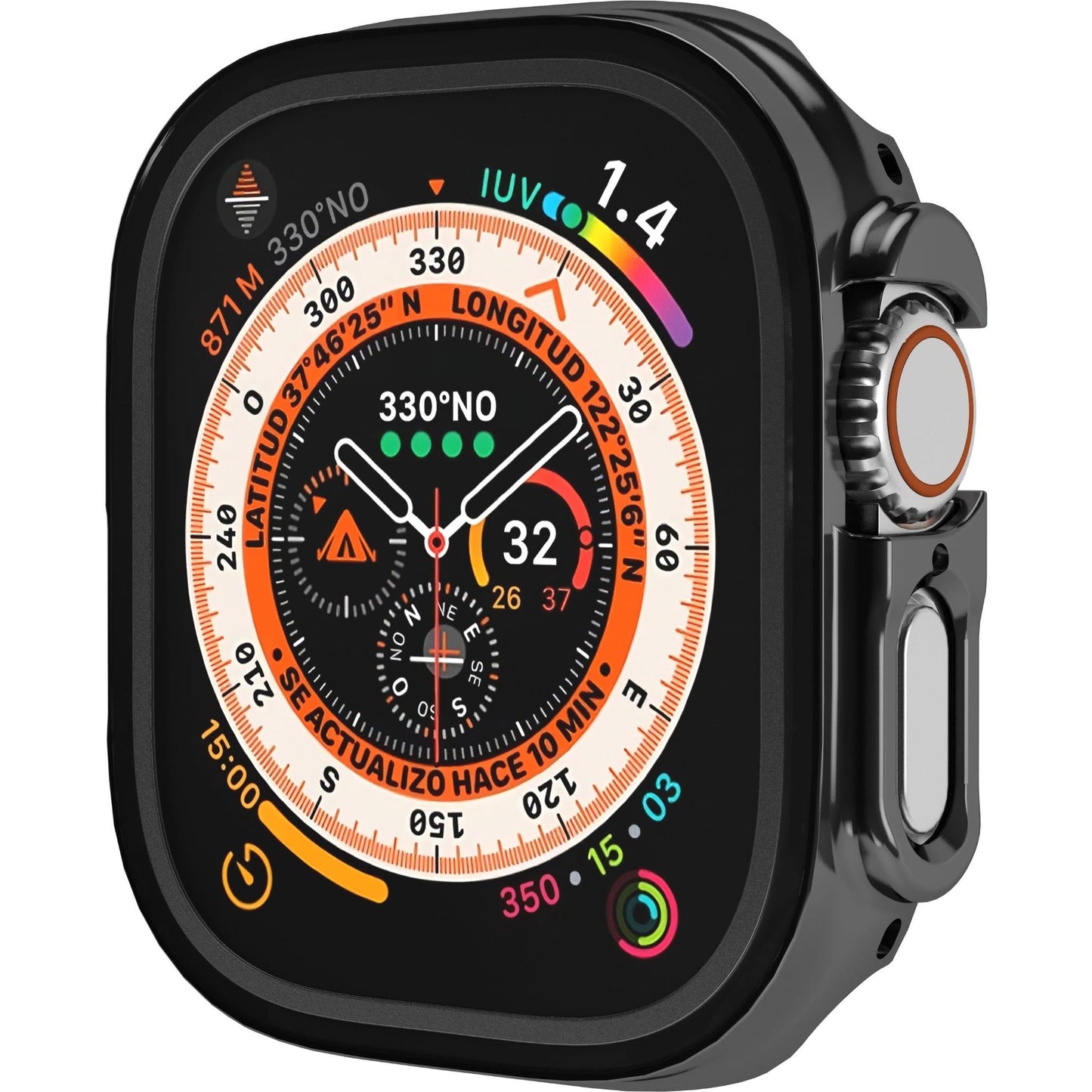 Cygnett EdgeShield for Apple Watch Ultra 1-2 49mm (Black)