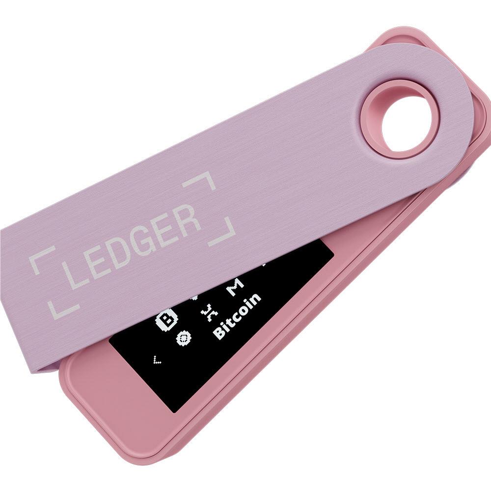 Ledger Nano S Plus Digital Wallet (Pastel Pink)