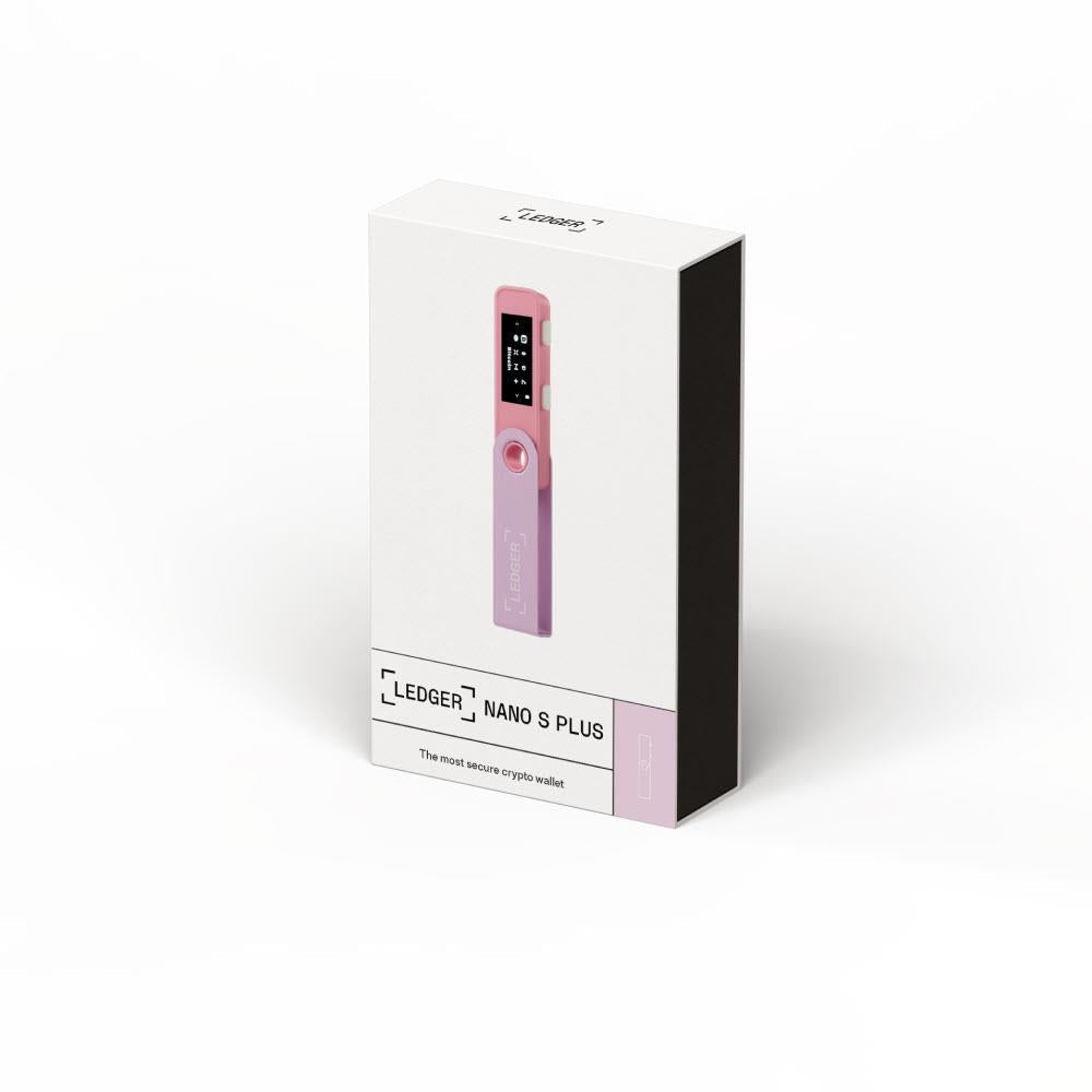 Ledger Nano S Plus Digital Wallet (Pastel Pink)