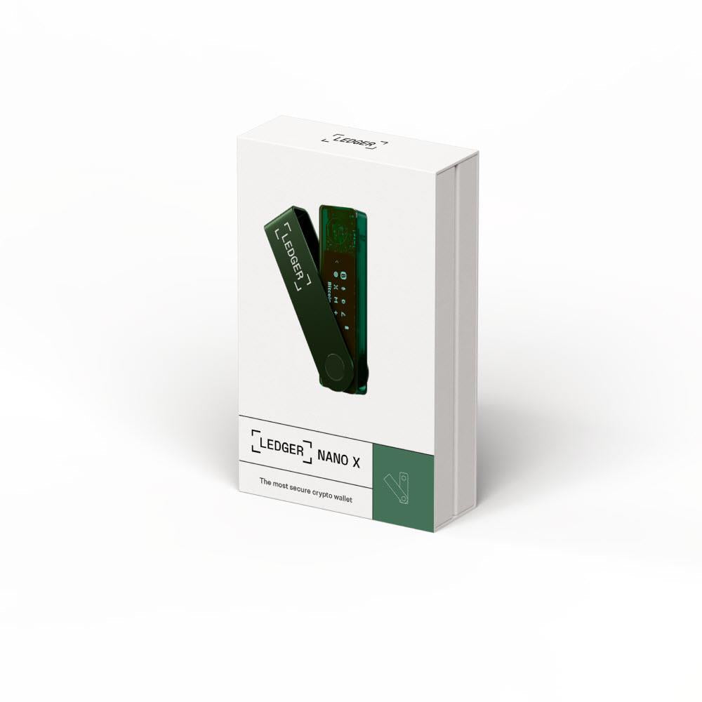 Ledger Nano X Digital Wallet (Emerald Green)