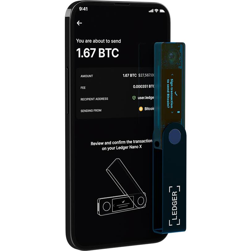 Ledger Nano X Digital Wallet (Sapphire Blue)