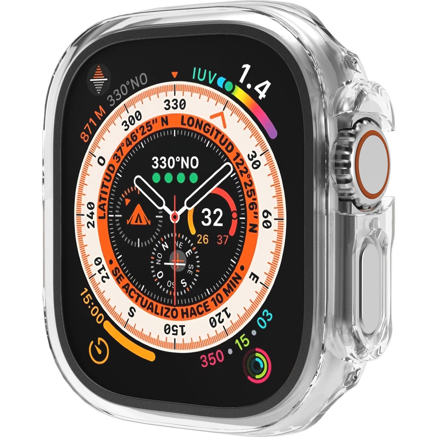 Cygnett EdgeShield for Apple Watch Ultra 1-2 49mm (Clear)