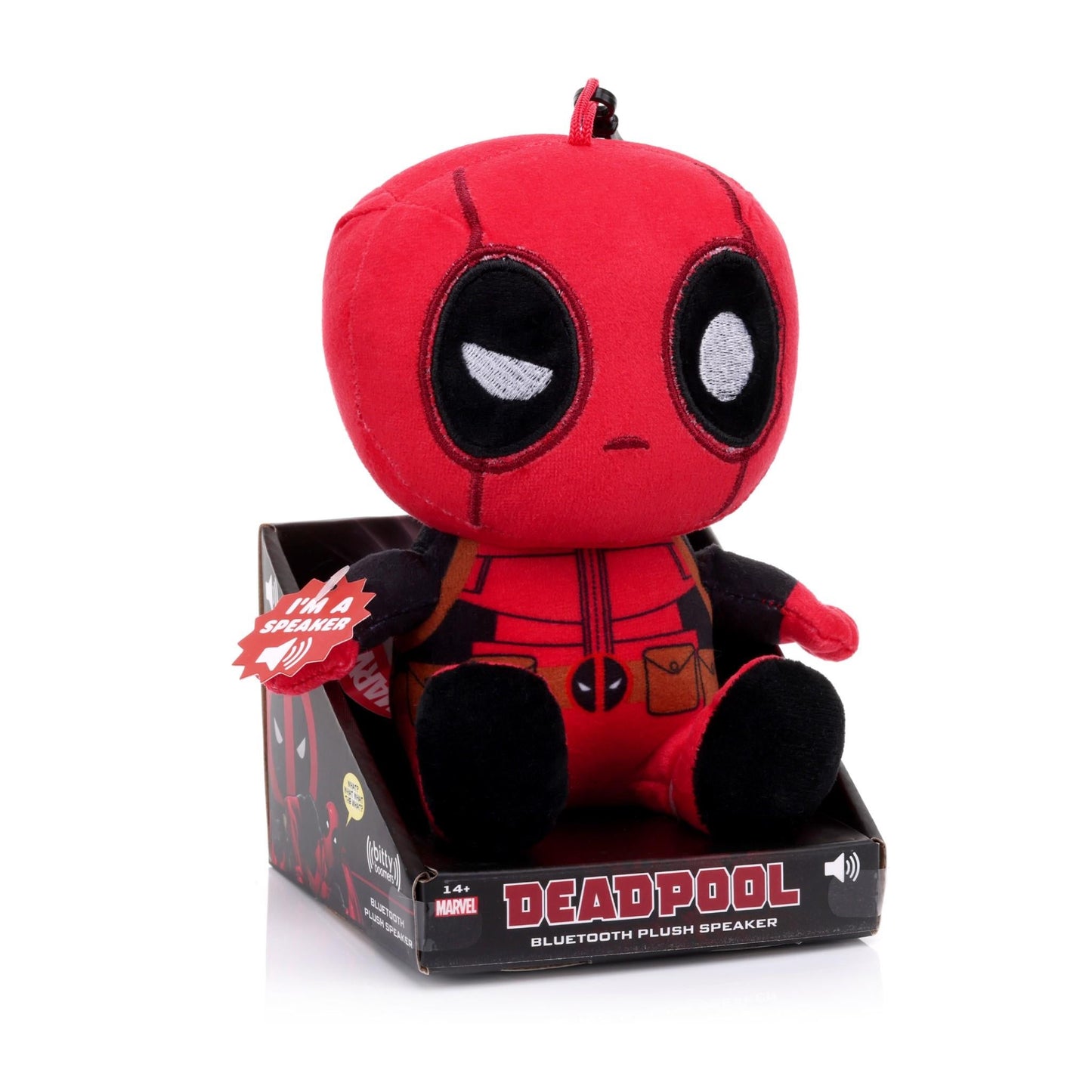 Bitty Boomers Plush Deadpool Bluetooth Speaker