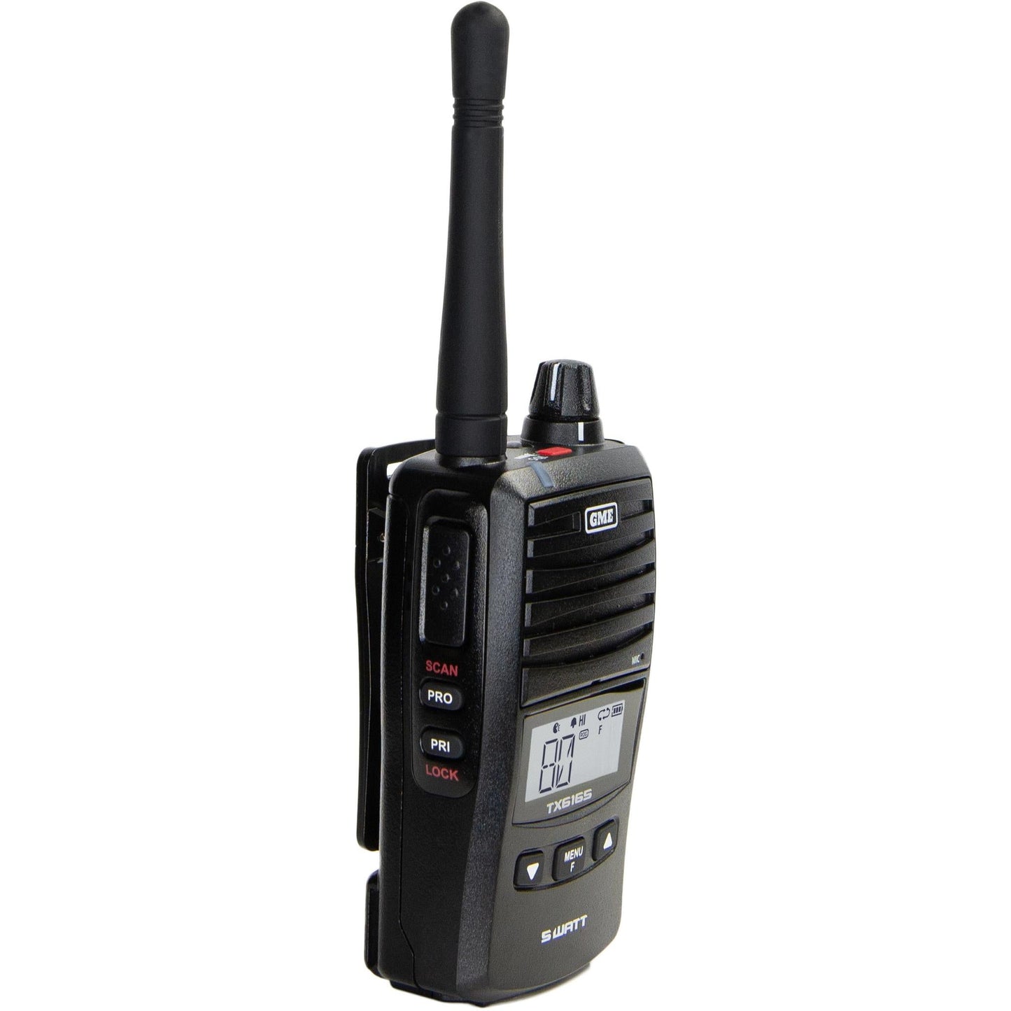 GME TX6165 5/1 Watt UHF CB Handheld Radio with Accessories
