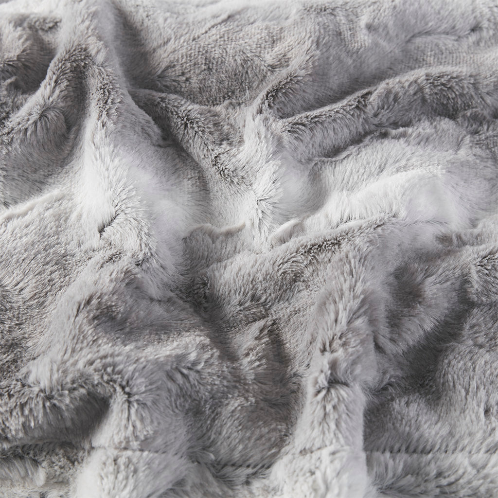 Zeona Oversized Faux Fur Throw, 60" x 70"