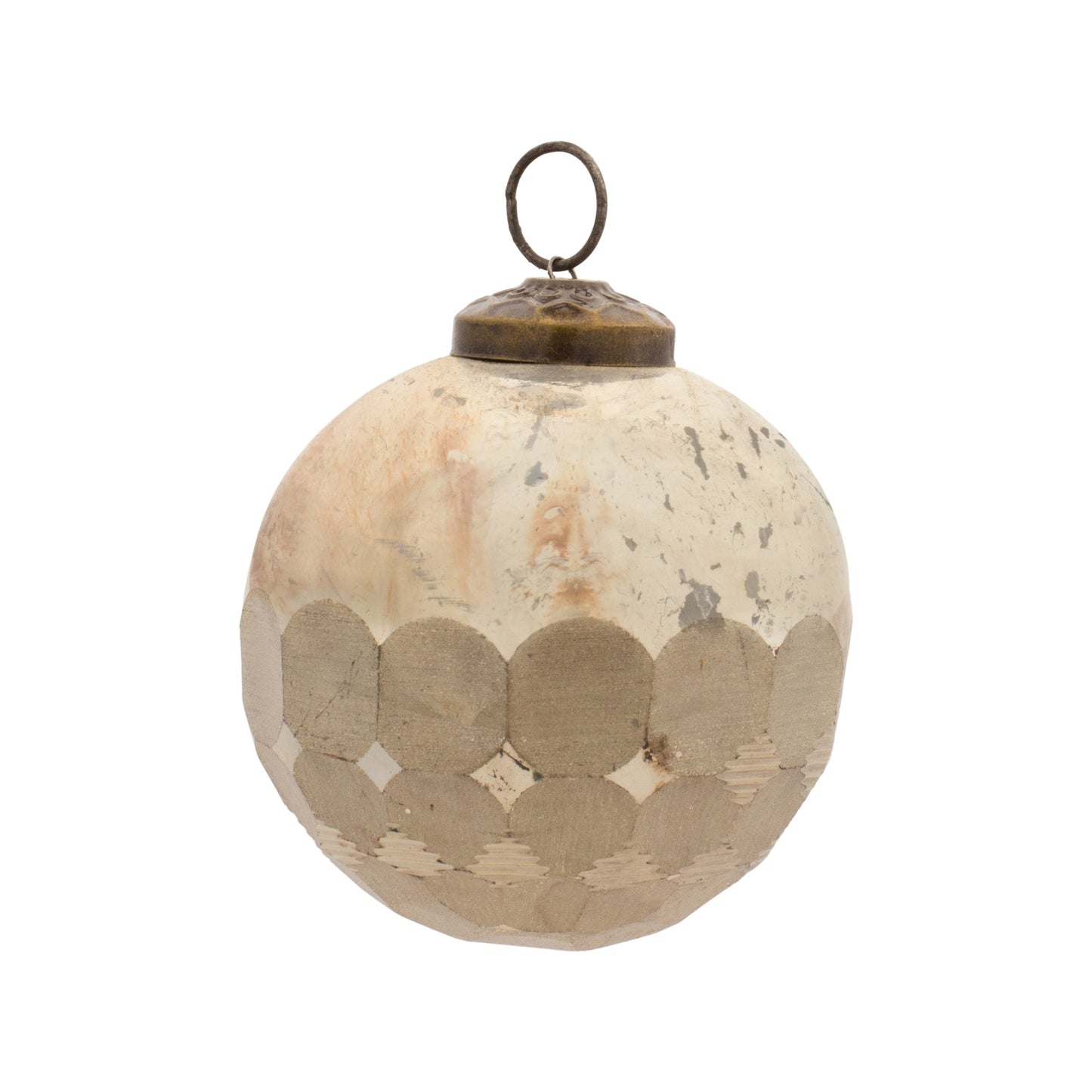 Distressed Glass Ornament, Set of 12