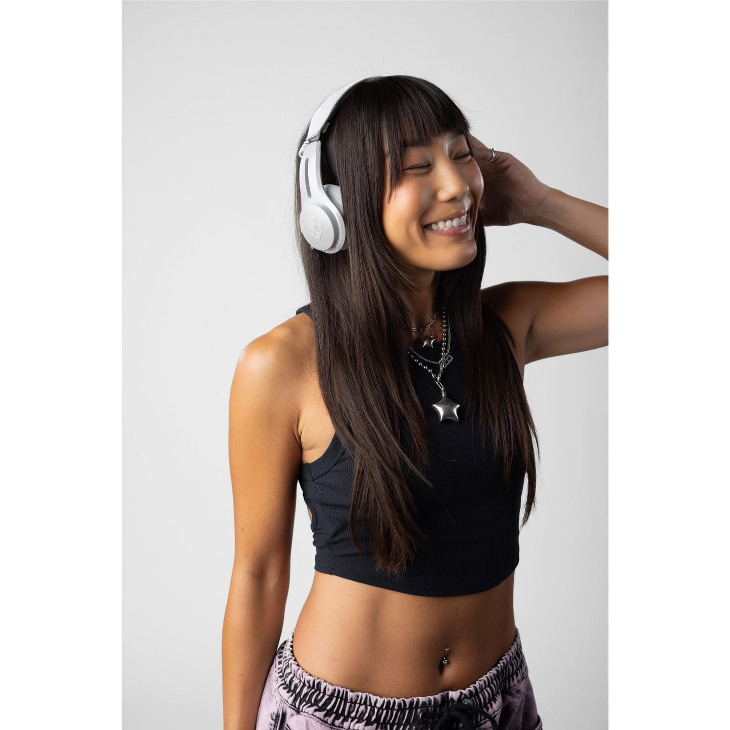 Skullcandy Icon ANC Wireless On-Ear Headphones (Bone Orange)
