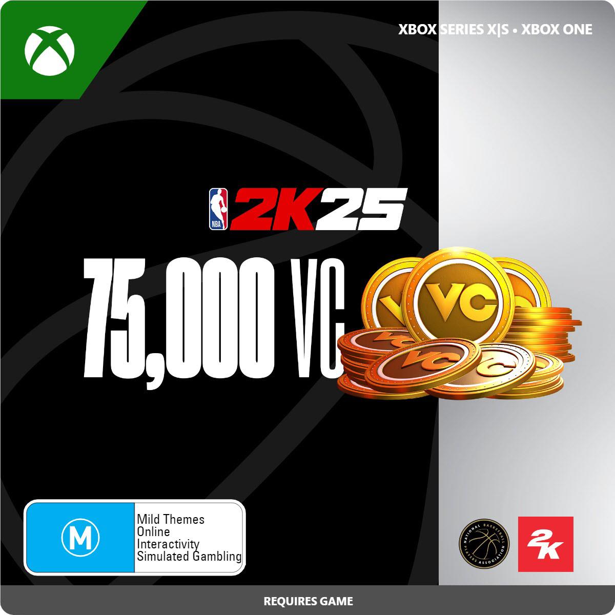 NBA 2K25 75,000 Virtual Currency Pack (Digital Download)