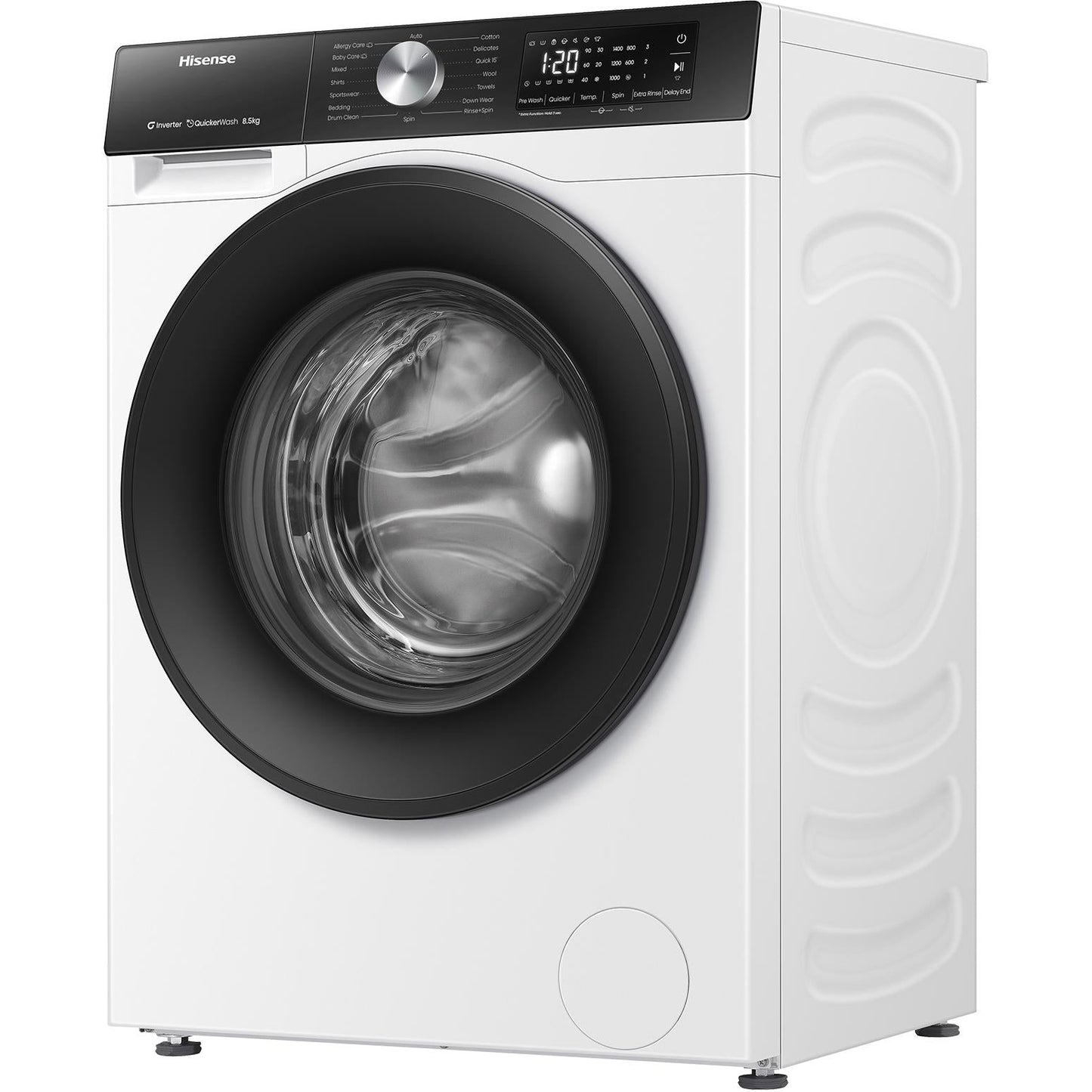 Hisense HWF3S8514 8.5kg Series 3 Front Load Washer (White)