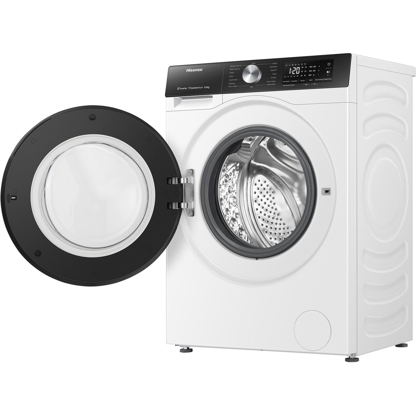 Hisense HWF3S8514 8.5kg Series 3 Front Load Washer (White)