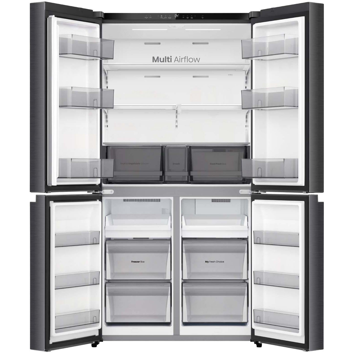Hisense HRCD640TB 647L French Door Fridge (Dark Stainless Steel)