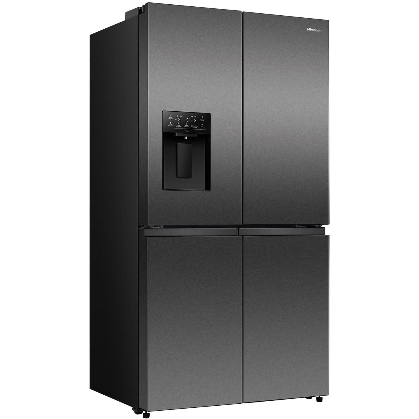 Hisense HRCD640TBW 640L French Door Fridge (Dark Stainless Steel)