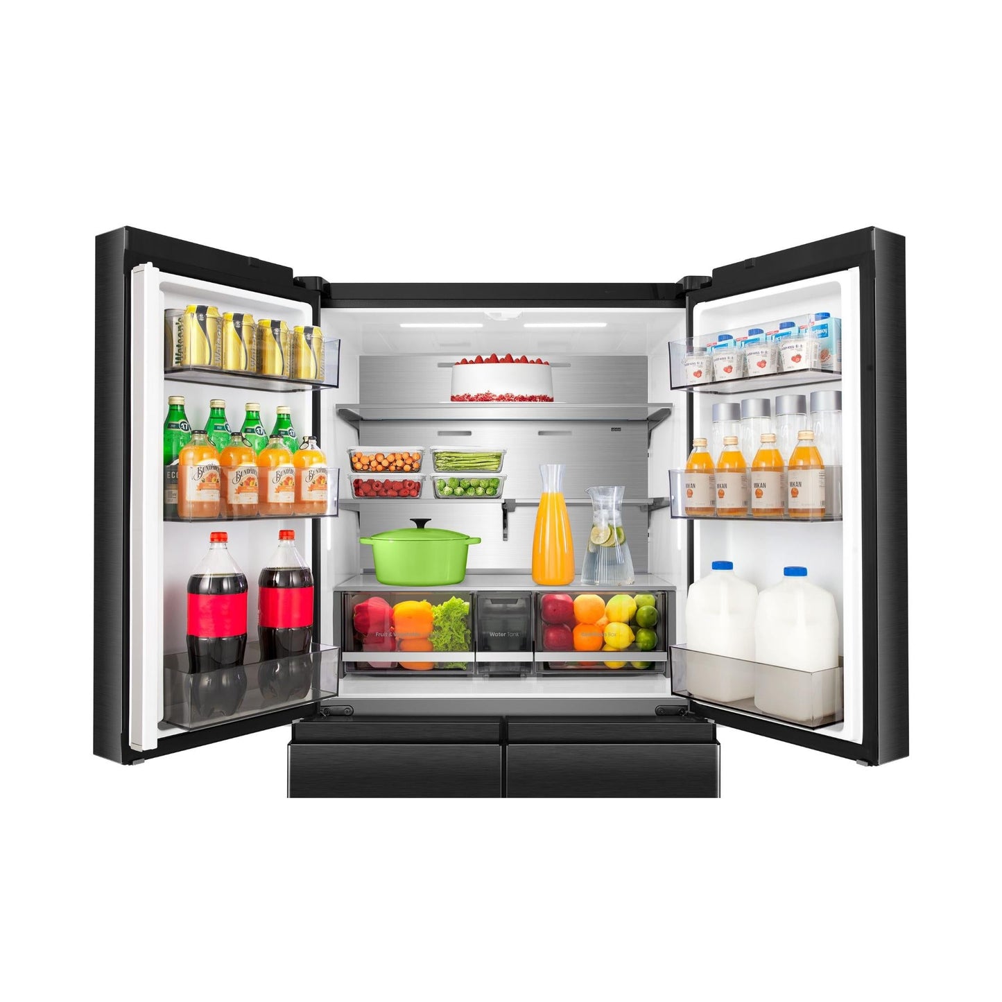 Hisense HRCD640TBW 640L French Door Fridge (Dark Stainless Steel)