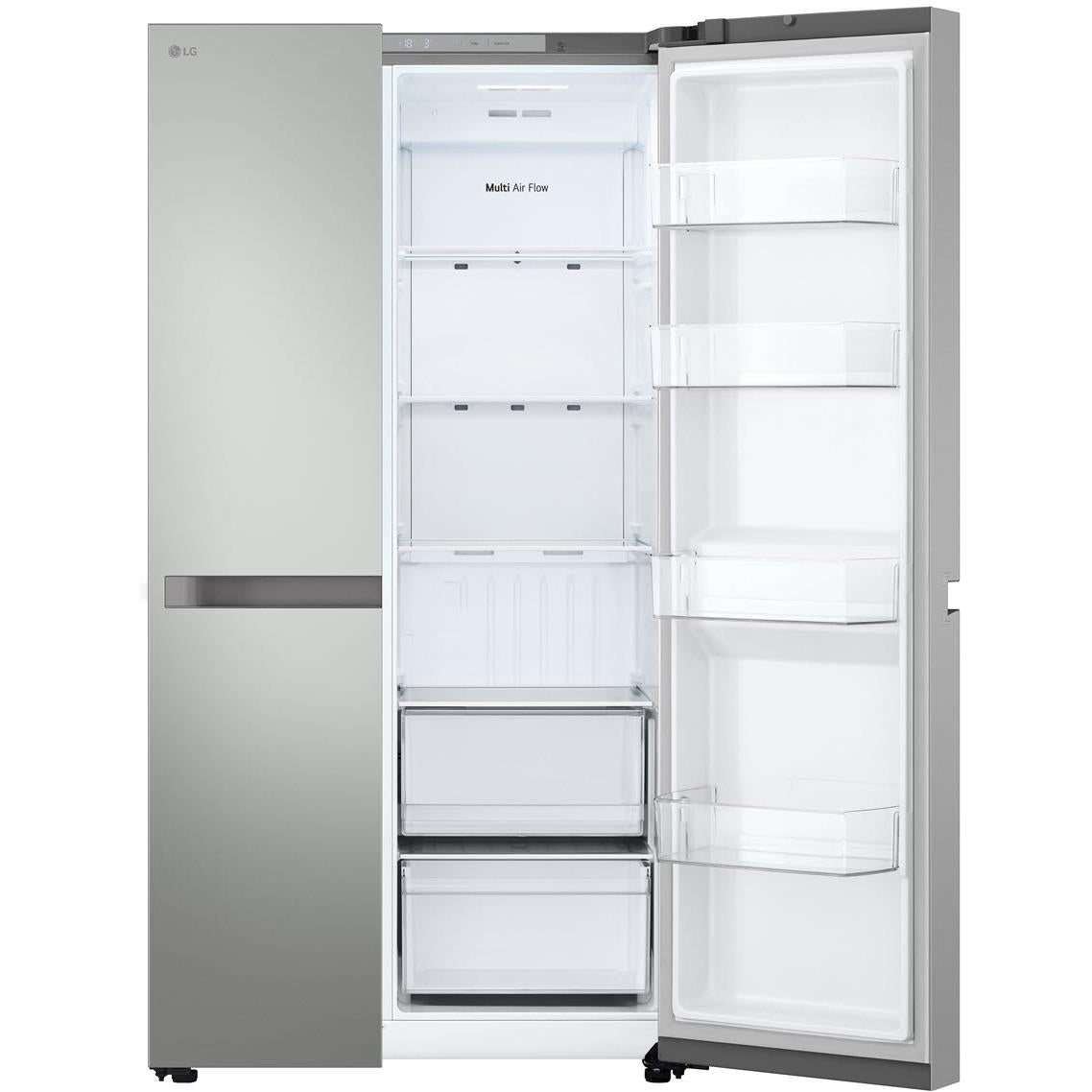 LG GS-B599PL 664L Flat Door Side by Side Fridge in (Stainless Finish)