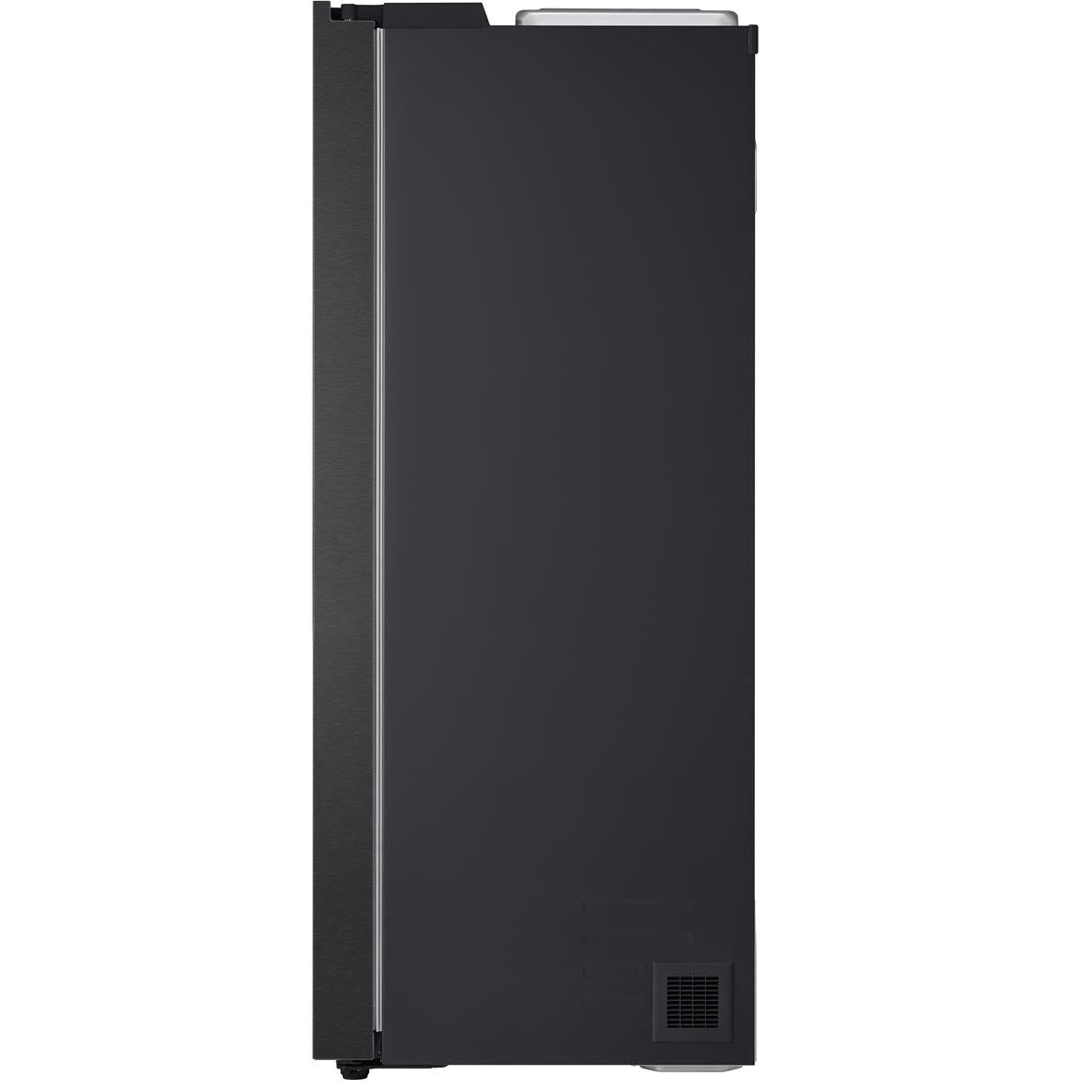 LG - GS-B599MBL 664L Flat Door Side by Side Fridge in (Matte Black)