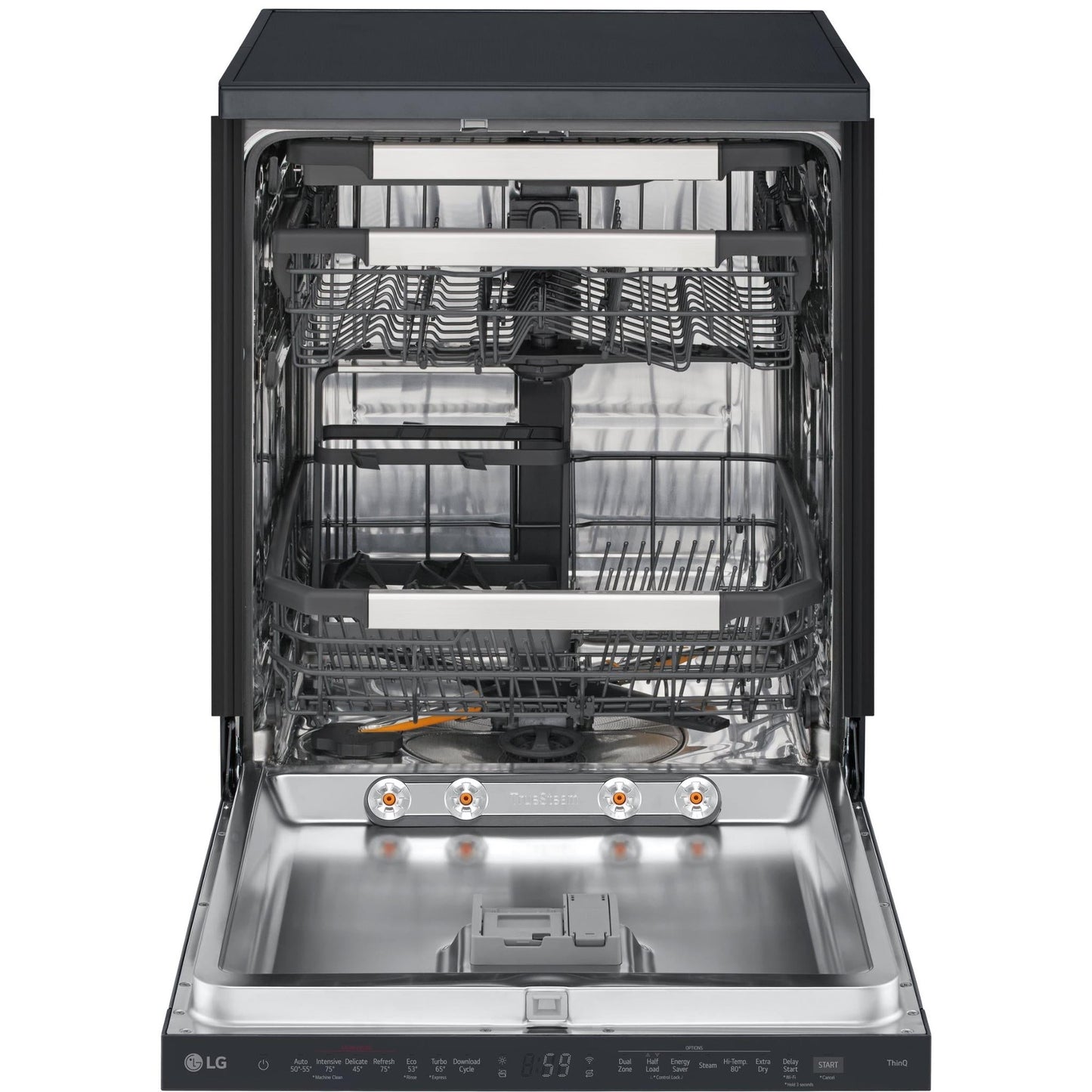 LG XD2A25MB TrueSteam 15 Place Setting Freestanding Dishwasher (Matte Black)