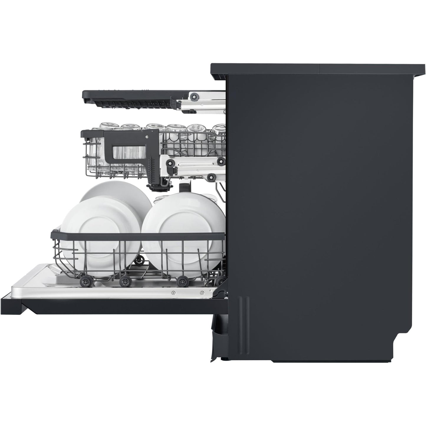 LG XD2A25MB TrueSteam 15 Place Setting Freestanding Dishwasher (Matte Black)
