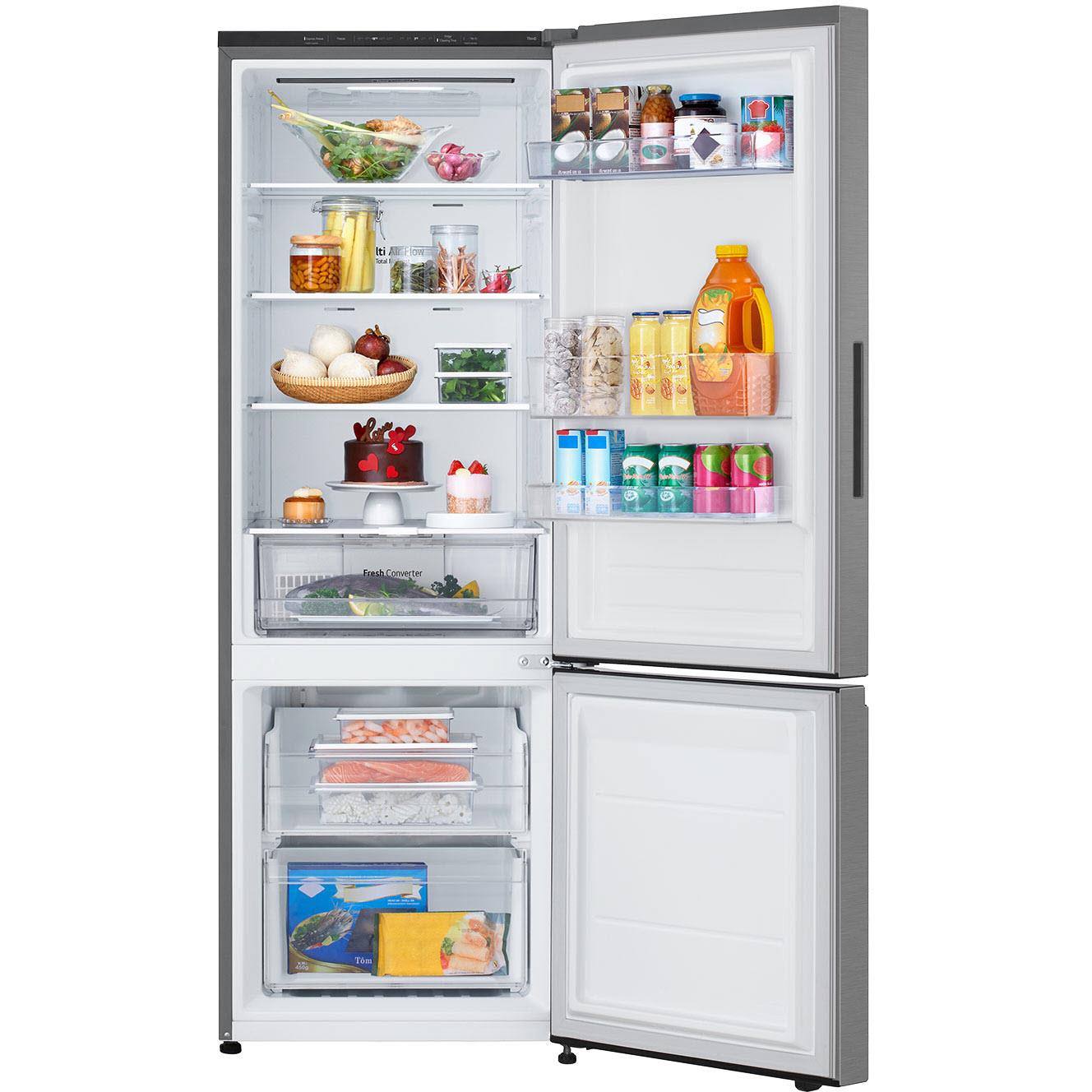 LG GB-B300PL 335L Bottom Mount Fridge (Stainless Finish)