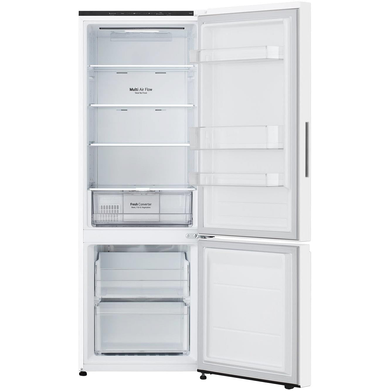 LG GB-B300WH 335L Bottom Mount Fridge (Matte White Finish)