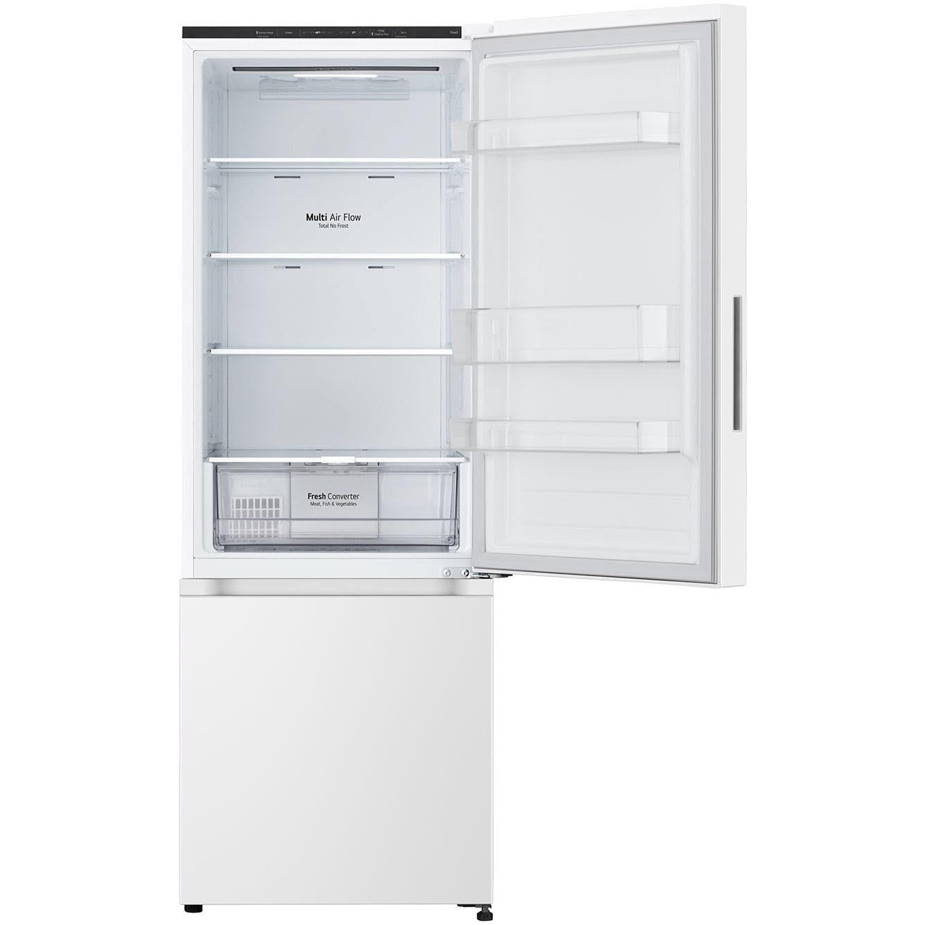 LG GB-B300WH 335L Bottom Mount Fridge (Matte White Finish)