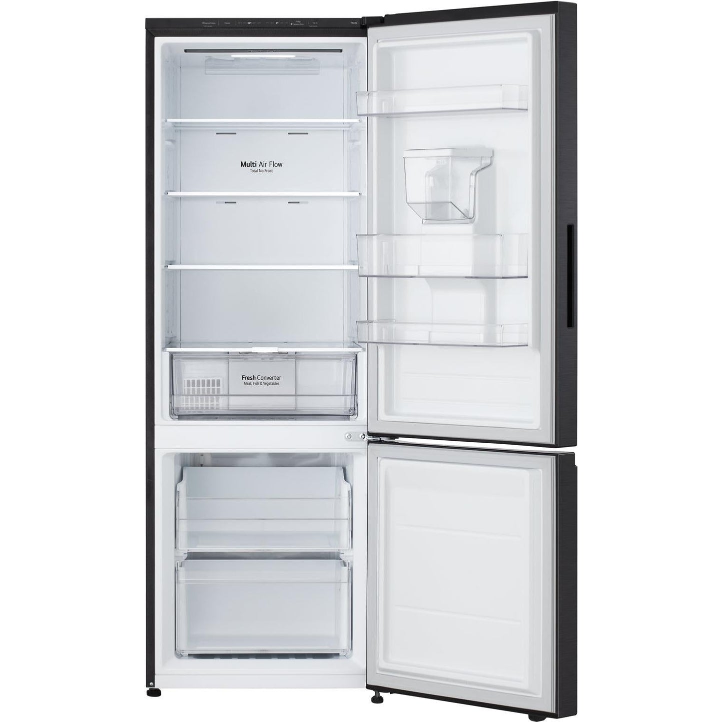 LG GB-W300MBL 332L Bottom Mount Fridge with Water Dispenser (Matte Black)