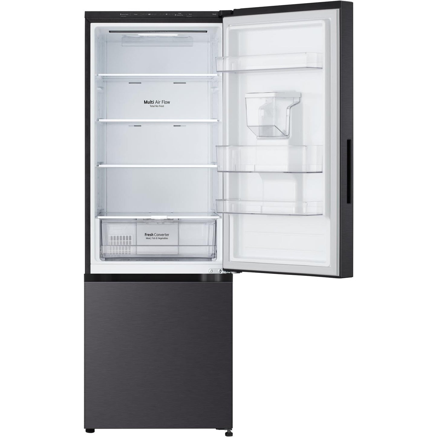 LG GB-W300MBL 332L Bottom Mount Fridge with Water Dispenser (Matte Black)