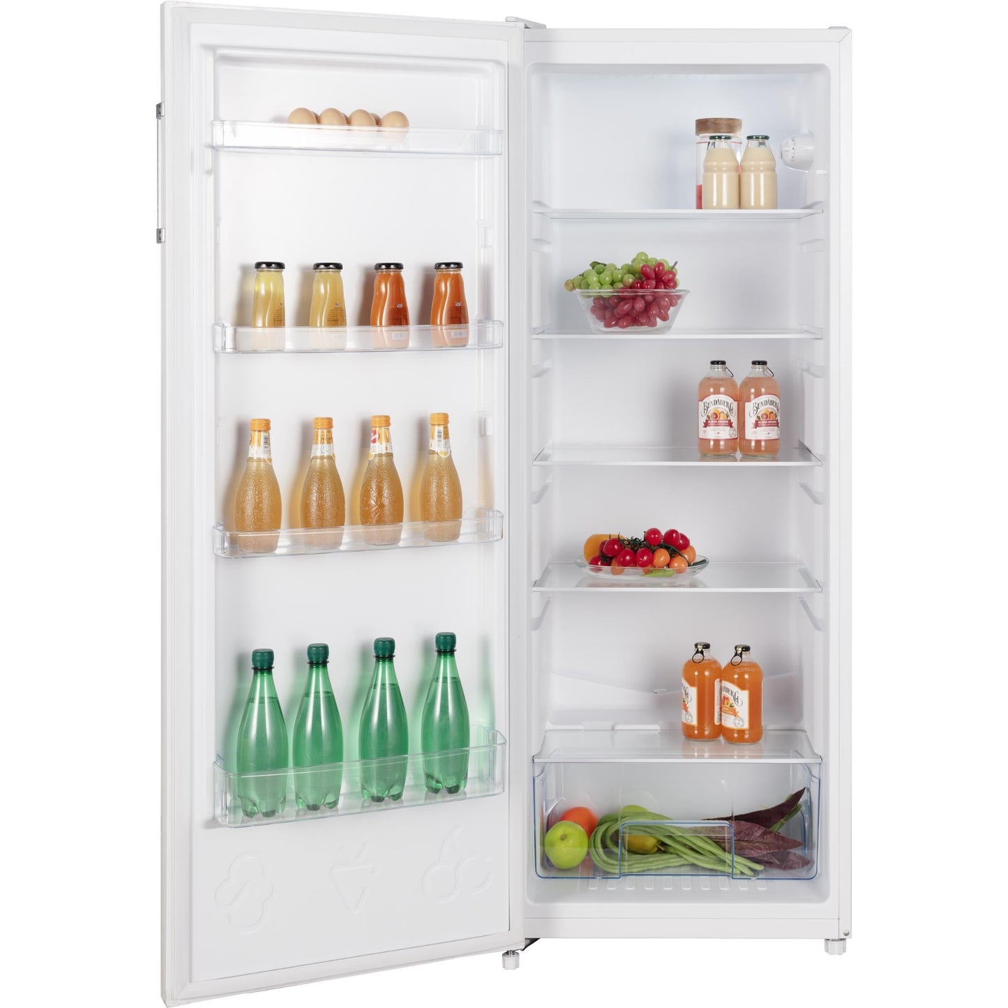 CHiQ CCSR241DW 241L Single Door Fridge (White)