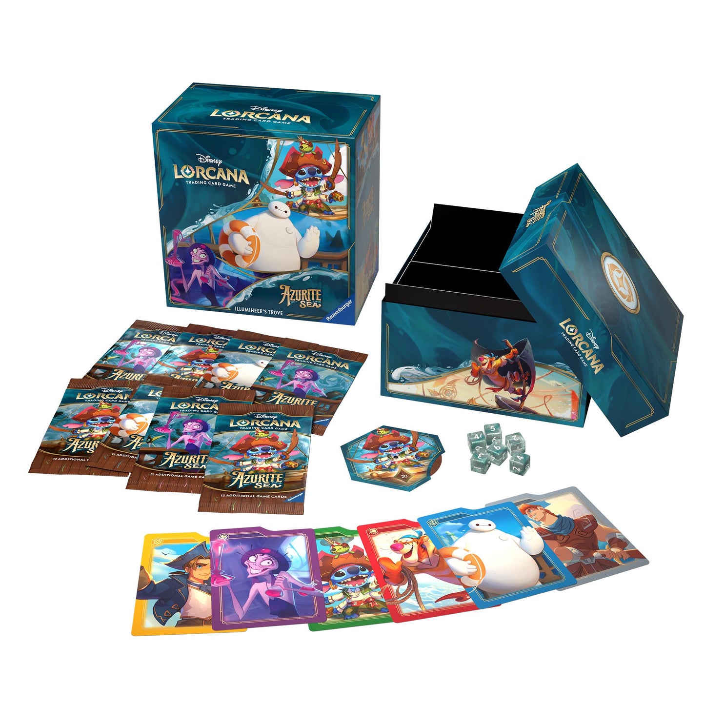Disney Lorcana Trading Card Game - Azurite Sea Illumineer's Trove